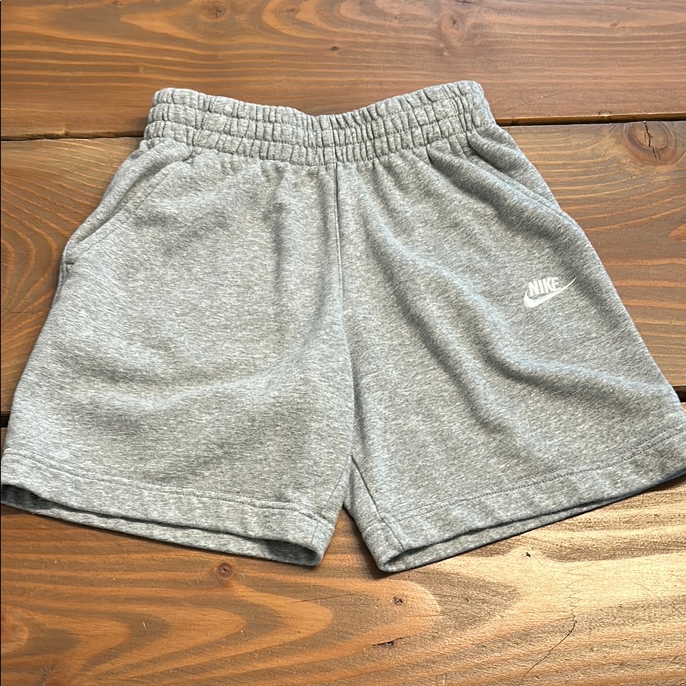 Nike Kids' Gray Fleece Shorts